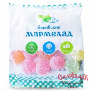 фас.Мармелад 250гр АССОРТИ (1*9шт) фруктовый Бековский